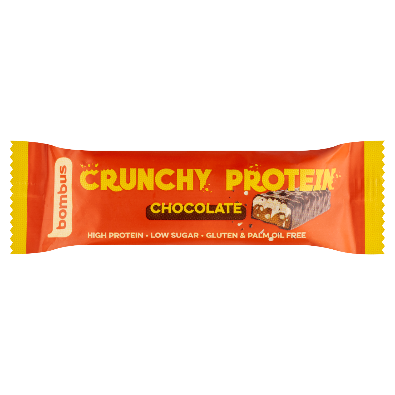 Bombus Proteinriegel 25% Crunchy Schokolade 50 g
