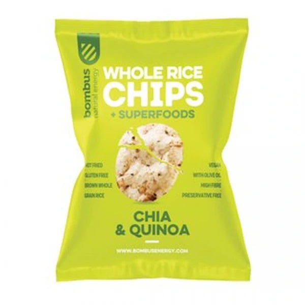 Bombus Vollkorn-Reischips Chia & Quinoa 60 g
