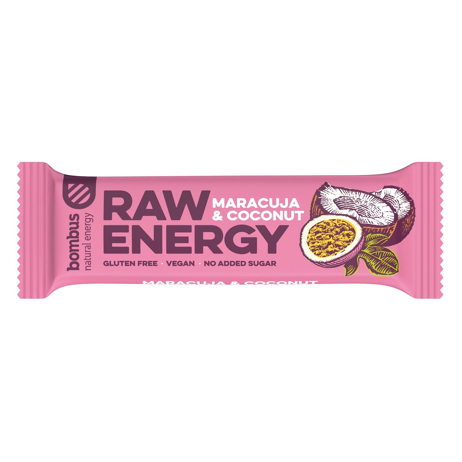 Bombus Raw Energy Maracuja & Kokosnuss 50 g