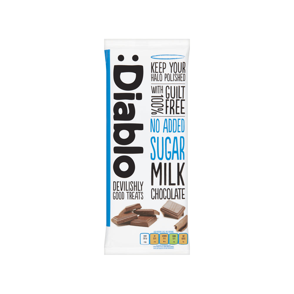 :Diablo Milchschokolade ohne Zuckerzusatz 85 g