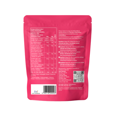 SuperMunchies Mango Chips 50g