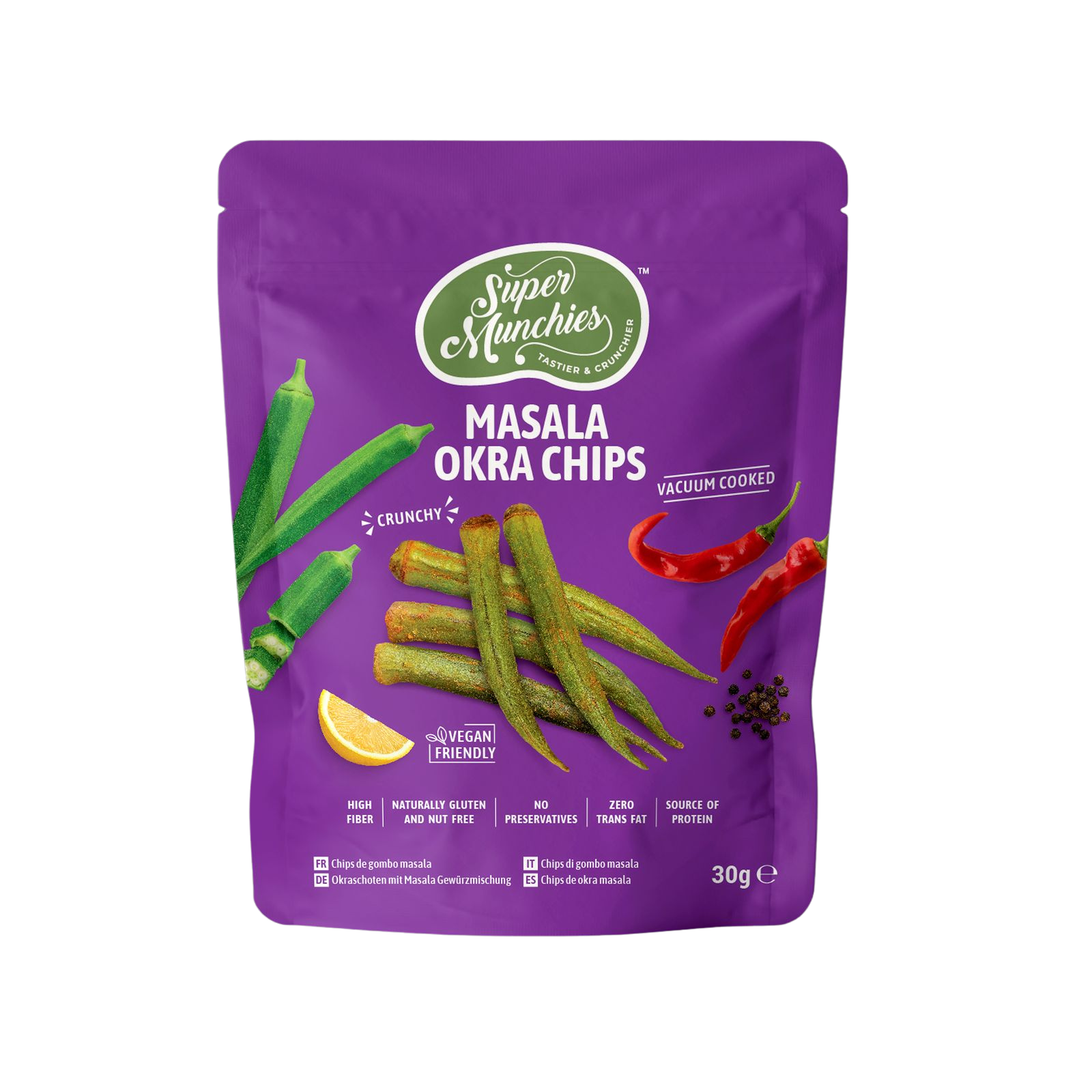 SuperMunchies Masala Okra 30g