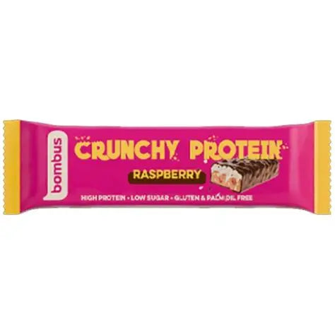 Bombus Proteinriegel 25% Crunchy Himbeere 50 g